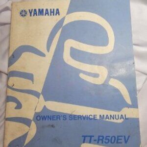 Yamaha TT-R50E / TT-R50EV Owner’s Service Manual OEM Factory Motorcycle Guide